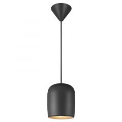 Nordlux Notti Hanglamp - Ø10cm - E27 - Zwart