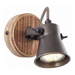 Brilliant Spotlamp Seed Hout 82210/46