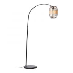 Brilliant Slope Vloerlamp - E27 - Zwart