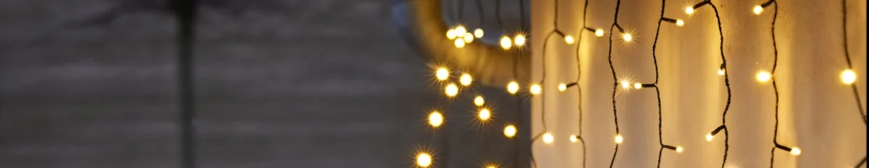 Kerstverlichting buiten
